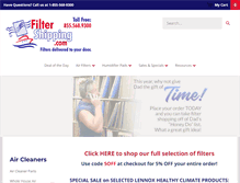 Tablet Screenshot of filtershipping.com